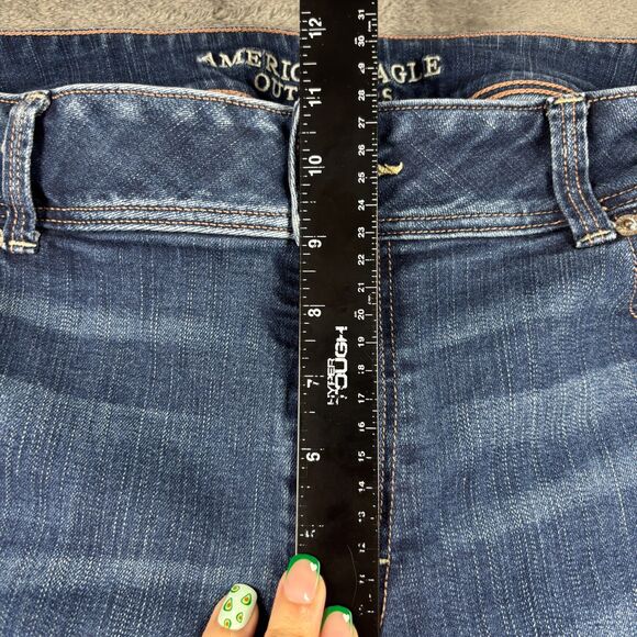 American Eagle Women Jeans Kick Boot Bootcut Non-Distressed 20 Long Tall I161 - Picture 7 of 13